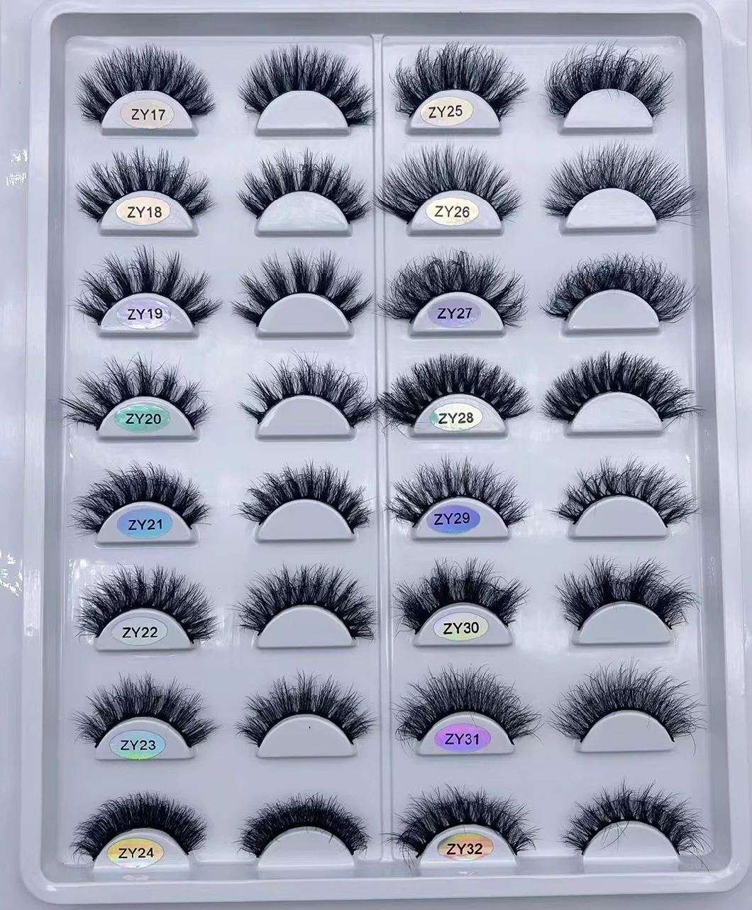 Private Label Custom Packaging 3D Vegan Mink Lashes 100% Plant Fiber False Eyelash