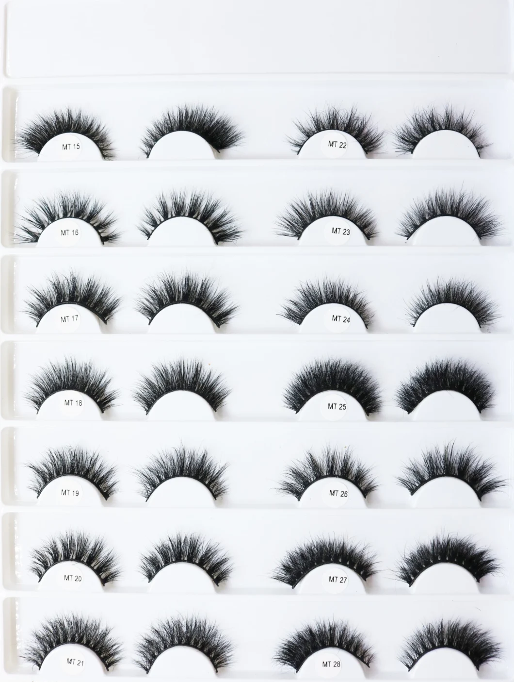 Wholesale Private Label Cruelty Free Eyelash Natural Look Hemp False Lashes Plant Fiber Eyelash with Custom Eyelash Packing