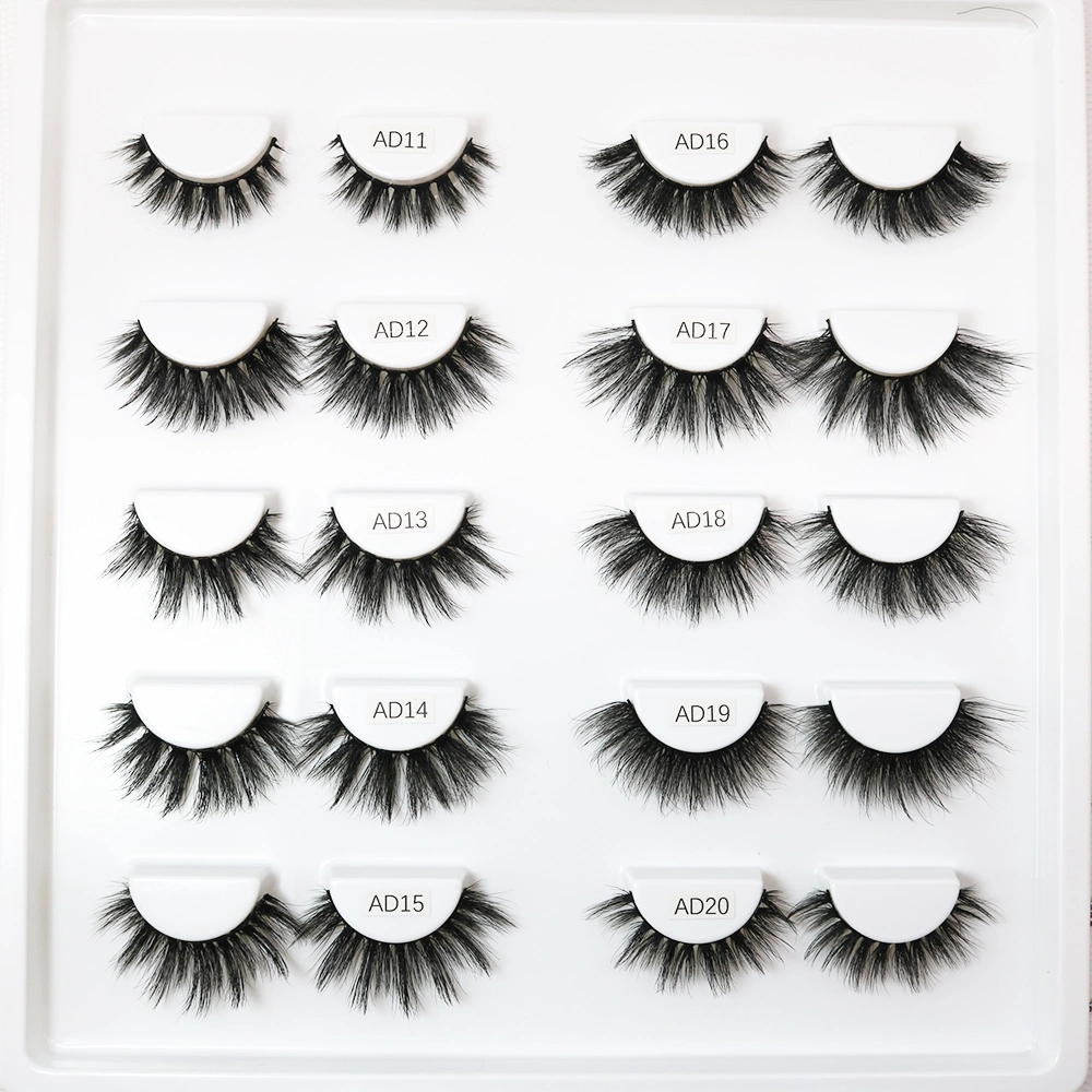 Wholesale Custom Lash Box Eco Friendly 3D Fiber Eyelashes Cruelty Free Plant Fiber Synthetic 3D Faux Mink Eyelashes