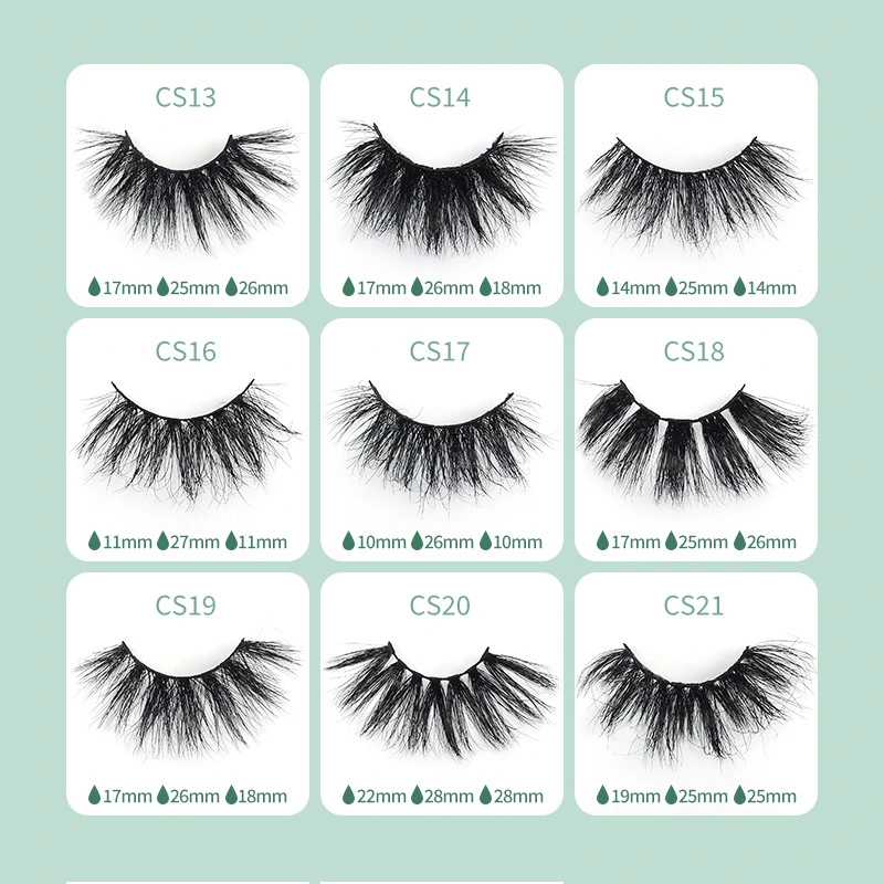 Bulk Price 100% Biodegradable Plant Fiber Lashes One Dollar Eyelashes