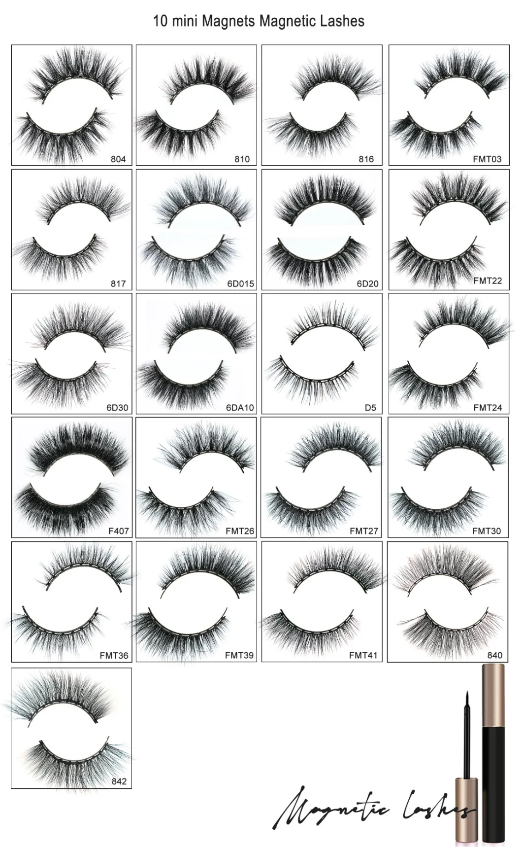 Wholesale Custom Lash Box Eco Friendly 3D Fiber Eyelashes Cruelty Free Plant Fiber Synthetic 3D Faux Mink Eyelashes