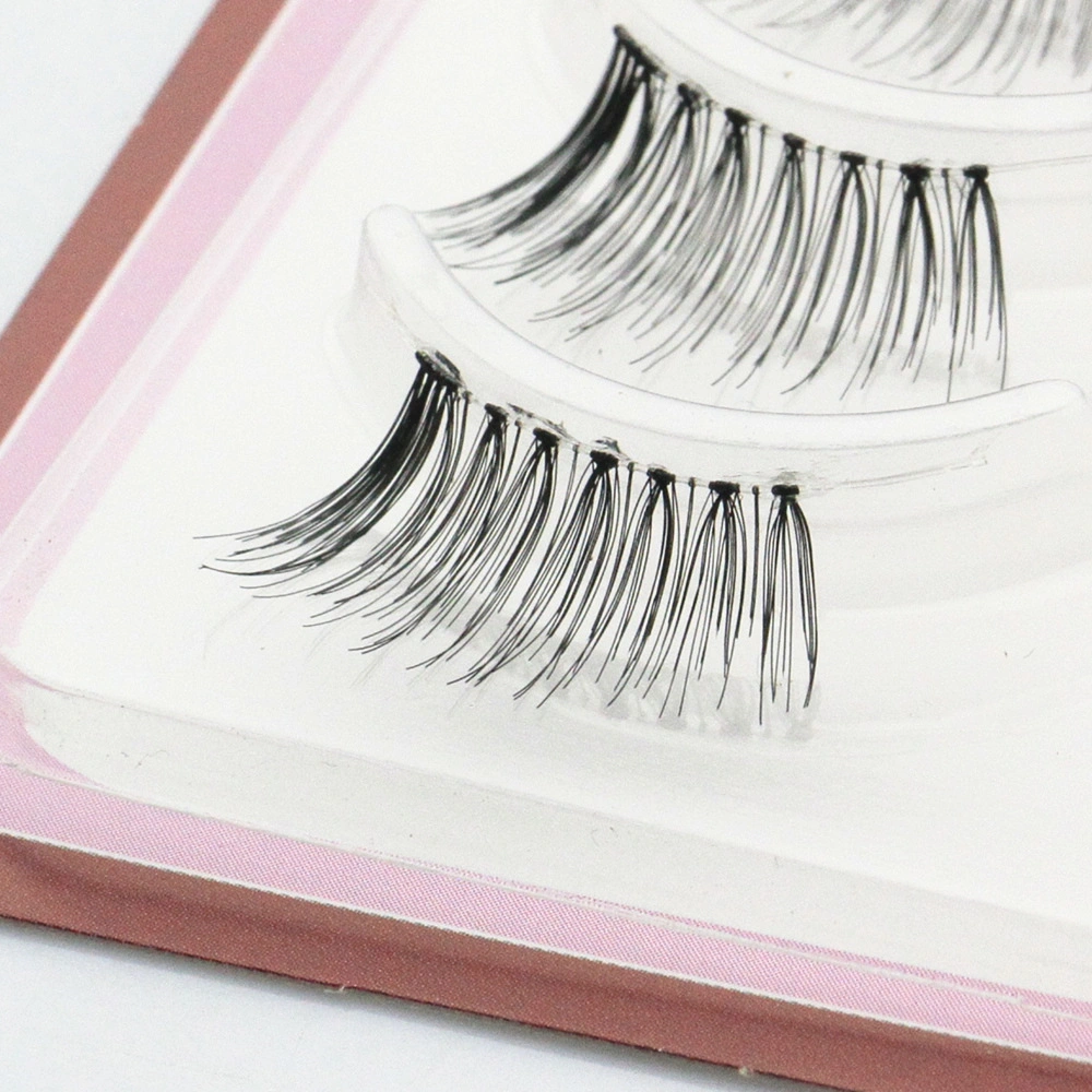 Free Sample Makeup Lash Wholesale Factory Price Handmade Private Label Custom Packaging Half Part False Eyelash