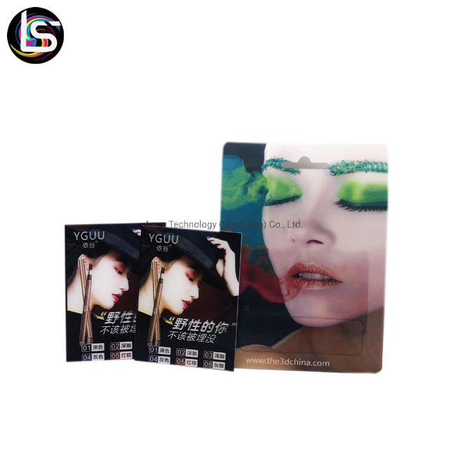 Beautiful Design Lenticular Eyelash Eye Shadow Packaging