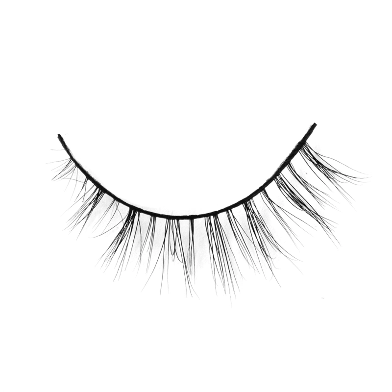 Jintong Most Popular Corner Half Short Eyelashes Mink 3D Lashes with Custom Eyelash Packaging Half Eyelashes