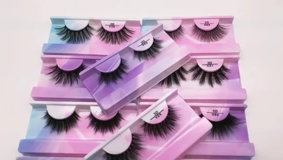 Fabrik Großhandel Eco Lashes Private Label Hochwertige Pflanzenfaser-Wimpernverlängerung